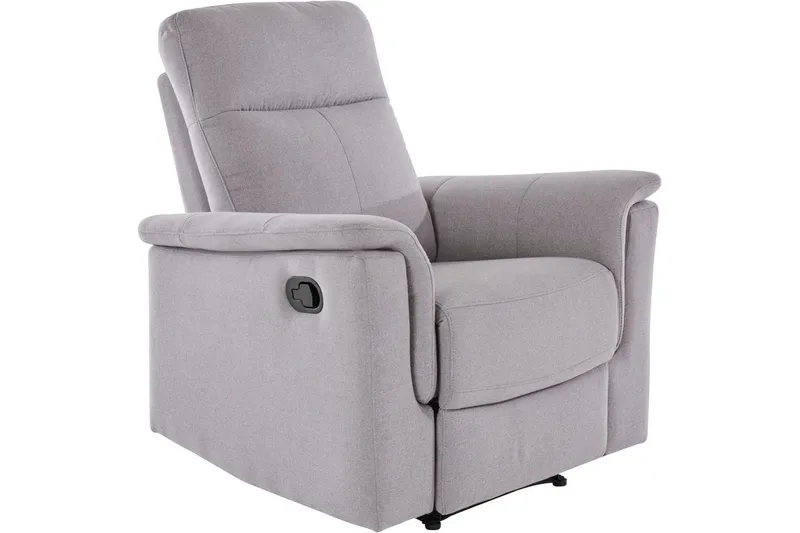 Recliner Southbrook Lys grå, Stoff/tre/metall, Manuell hvilestol - Lys grå, Stoff/tre/metall, Manuell hvilestol - Møbler - Stoler & lenestoler - Lenestoler - Recliner & kinostol