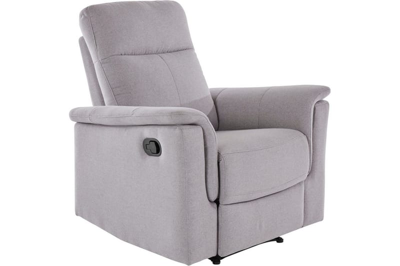 Recliner Southbrook Lys grå, Stoff/tre/metall, Manuell hvilestol - Lys grå, Stoff/tre/metall, Manuell hvilestol - Møbler - Stoler & lenestoler - Lenestoler - Recliner & kinostol