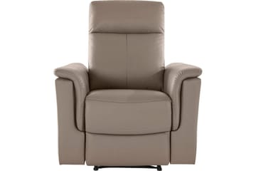 Recliner Southbrook Lys grå, PU/tre/metall, Manuell hvilestol - Lys grå, PU/tre/metall, Manuell hvilestol - Møbler - Stoler & lenestoler - Lenestoler - Lenestol skinn