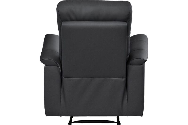 Recliner Southbrook Svart, Ekte skinn/PU/Tre/Metall, Elektrisk recliner - Svart, Ekte skinn/PU/Tre/Metall, Elektrisk recliner - Møbler - Stoler & lenestoler - Lenestoler - Recliner & kinostol