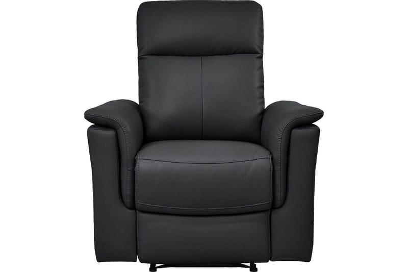 Recliner Southbrook Svart, Ekte skinn/PU/Tre/Metall, Elektrisk recliner - Svart, Ekte skinn/PU/Tre/Metall, Elektrisk recliner - Møbler - Stoler & lenestoler - Lenestoler - Recliner & kinostol
