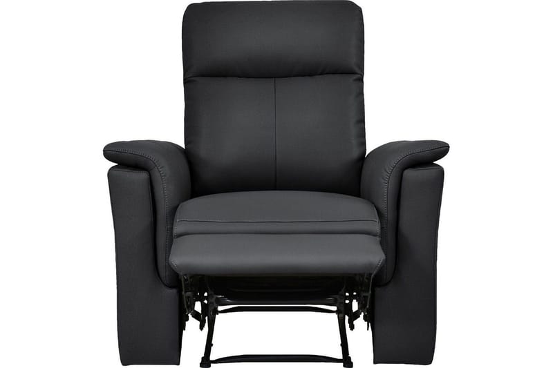 Recliner Southbrook Svart, Ekte skinn/PU/Tre/Metall, Elektrisk recliner - Svart, Ekte skinn/PU/Tre/Metall, Elektrisk recliner - Møbler - Stoler & lenestoler - Lenestoler - Recliner & kinostol