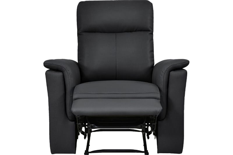 Recliner Southbrook Svart, Ekte skinn/PU/Tre/Metall, Elektrisk recliner - Svart, Ekte skinn/PU/Tre/Metall, Elektrisk recliner - Møbler - Stoler & lenestoler - Lenestoler - Recliner & kinostol