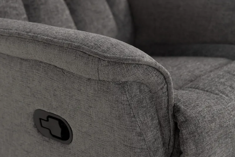 Umeå Lenestol Snurr & Gyng - Stoff Grå - Møbler - Stoler & lenestoler - Lenestoler - Recliner & kinostol