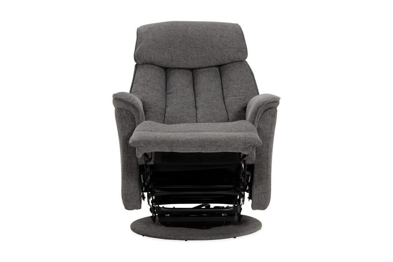 Umeå Lenestol Snurr & Gyng - Stoff Grå - Møbler - Stoler & lenestoler - Lenestoler - Recliner & kinostol