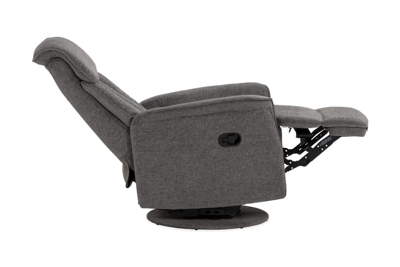 Umeå Lenestol Snurr & Gyng - Stoff Grå - Møbler - Stoler & lenestoler - Lenestoler - Recliner & kinostol
