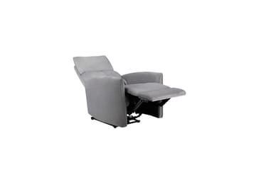 Recliner Pineto Grå, Fløyel/Metall/Tre - Grå, Fløyel/Metall/Tre - Møbler - Stoler & lenestoler - Lenestoler - Recliner & kinostol