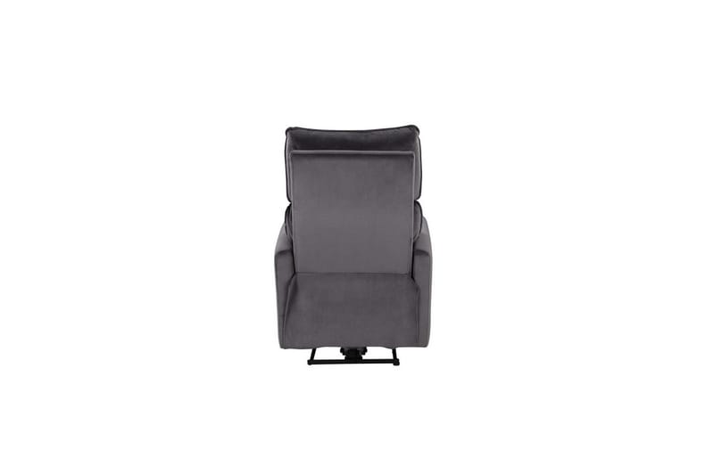 Recliner Pineto Antrasitt, Fløyel/Metall/Tre - Antrasitt, Fløyel/Metall/Tre - Møbler - Stoler & lenestoler - Lenestoler - Recliner & kinostol
