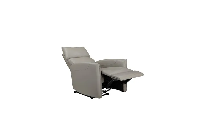 Recliner Pineto Lys grå, PU/metall/tre - Lys grå, PU/metall/tre - Møbler - Stoler & lenestoler - Lenestoler - Recliner & kinostol