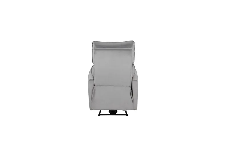 Recliner Pineto Grå, Fløyel/Metall/Tre - Grå, Fløyel/Metall/Tre - Møbler - Stoler & lenestoler - Lenestoler - Recliner & kinostol