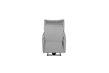 Recliner Pineto Grå, Fløyel/Metall/Tre - Grå, Fløyel/Metall/Tre - Møbler - Stoler & lenestoler - Lenestoler - Recliner & kinostol