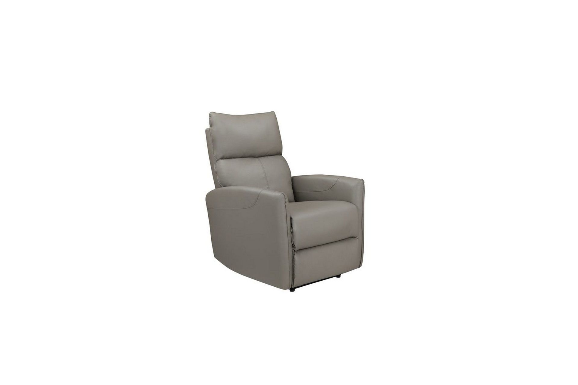 Recliner Pineto Lys grå, PU/metall/tre - Lys grå, PU/metall/tre