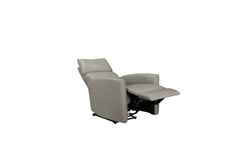 Recliner Pineto Lys grå, PU/metall/tre - Lys grå, PU/metall/tre - Møbler - Stoler & lenestoler - Lenestoler - Liggestol