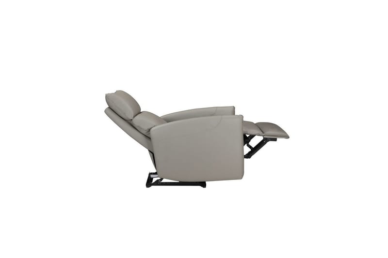 Recliner Pineto Lys grå, PU/metall/tre - Lys grå, PU/metall/tre - Møbler - Stoler & lenestoler - Lenestoler - Liggestol