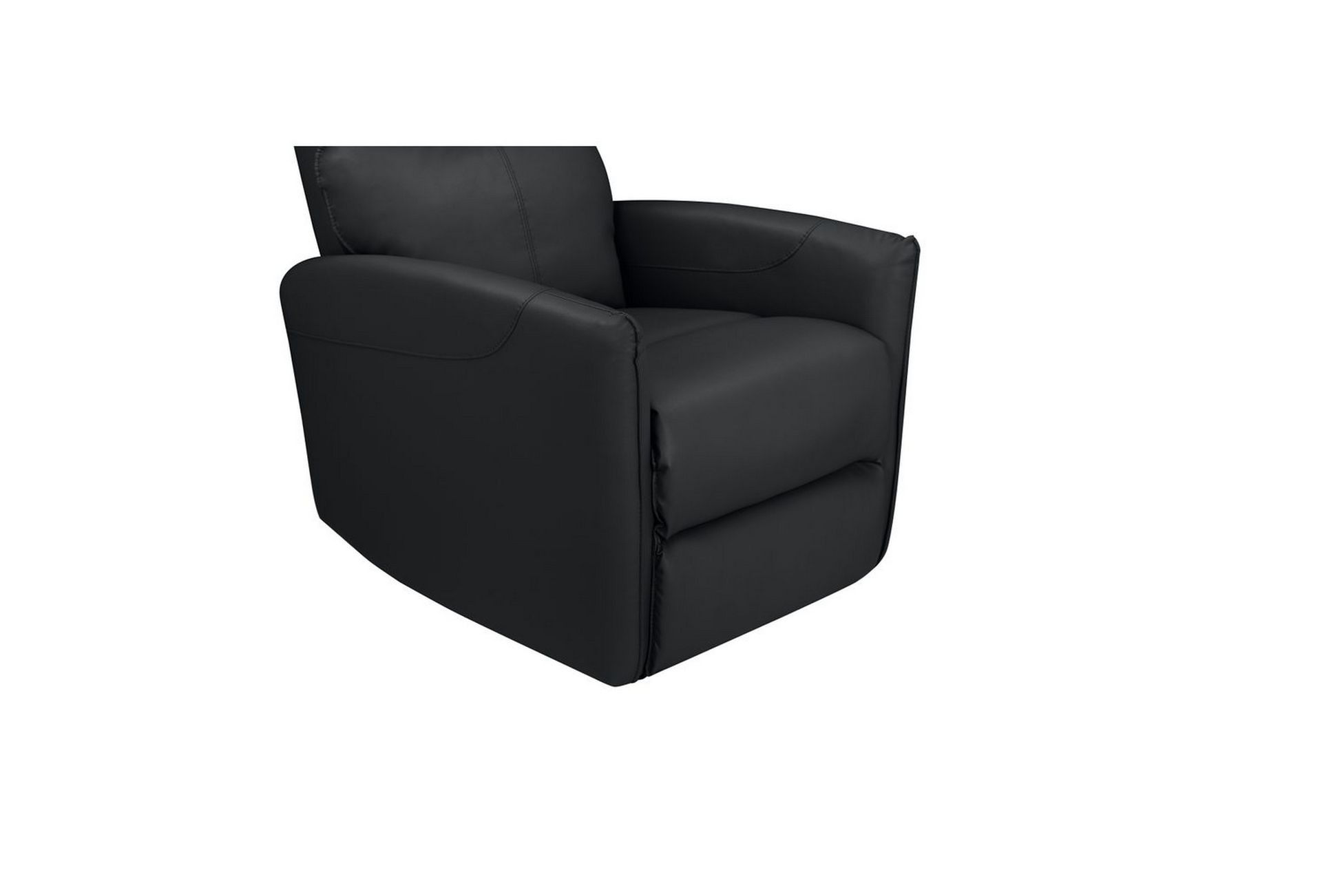 Recliner Pineto Svart, PU/metall/tre - Svart, PU/metall/tre - Møbler - Stoler & lenestoler - Lenestoler - Recliner & kinostol