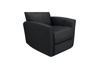 Recliner Pineto Svart, PU/metall/tre - Svart, PU/metall/tre - Møbler - Stoler & lenestoler - Lenestoler - Recliner & kinostol