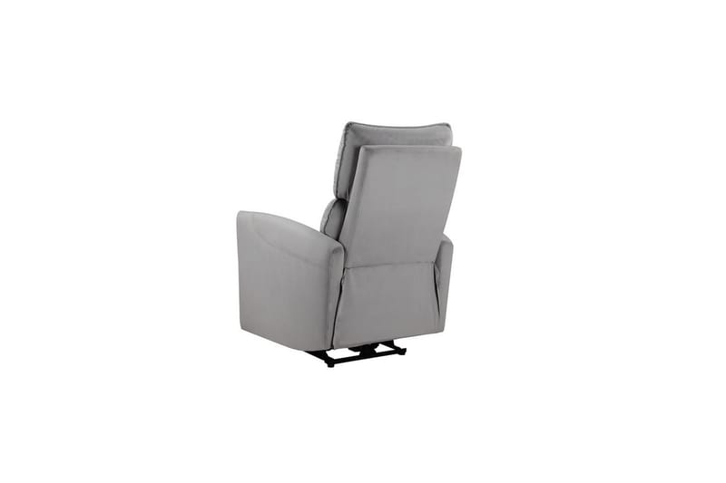 Recliner Pineto Grå, Fløyel/Metall/Tre - Grå, Fløyel/Metall/Tre - Møbler - Stoler & lenestoler - Lenestoler - Liggestol