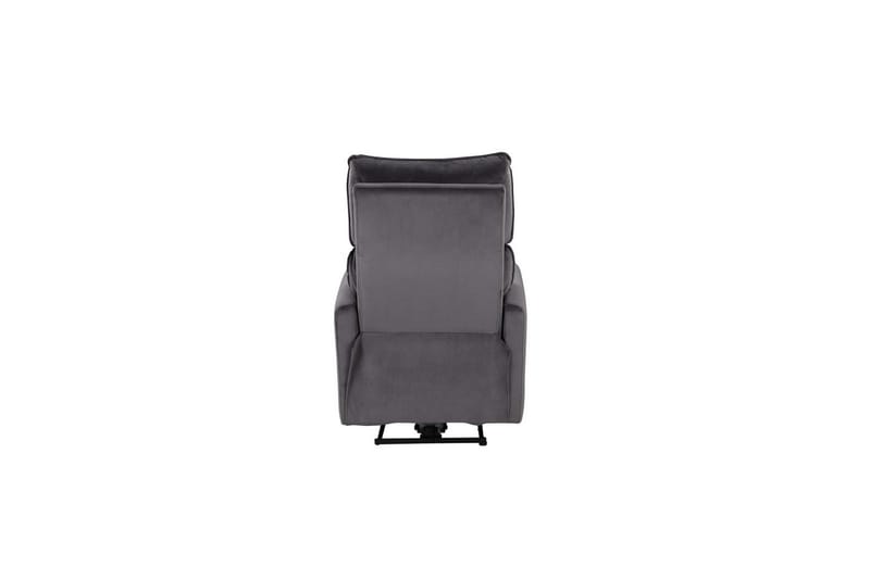 Recliner Pineto Antrasitt, Fløyel/Metall/Tre - Antrasitt, Fløyel/Metall/Tre - Møbler - Stoler & lenestoler - Lenestoler - Liggestol