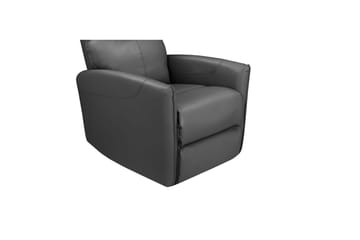 Recliner Pineto Antrasitt, PU/metall/tre - Antrasitt, PU/metall/tre - Møbler - Stoler & lenestoler - Lenestoler - Lenestol skinn