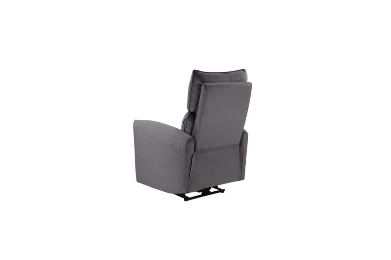Recliner Pineto Antrasitt, Fløyel/Metall/Tre - Antrasitt, Fløyel/Metall/Tre - Møbler - Stoler & lenestoler - Lenestoler - Recliner & kinostol
