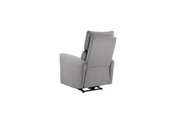Recliner Pineto Grå, Fløyel/Metall/Tre - Grå, Fløyel/Metall/Tre - Møbler - Stoler & lenestoler - Lenestoler - Recliner & kinostol