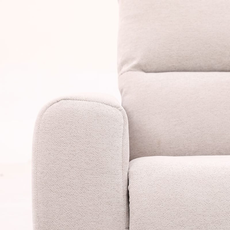 Reclinerlenestol Ödmark med elektrisk mekanisme - lys beige - Møbler - Stoler & lenestoler - Lenestoler - Recliner & kinostol