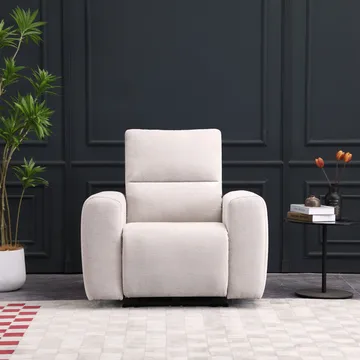 Reclinerlenestol Ödmark med elektrisk mekanisme - lys beige - Møbler - Stoler & lenestoler - Lenestoler - Recliner & kinostol