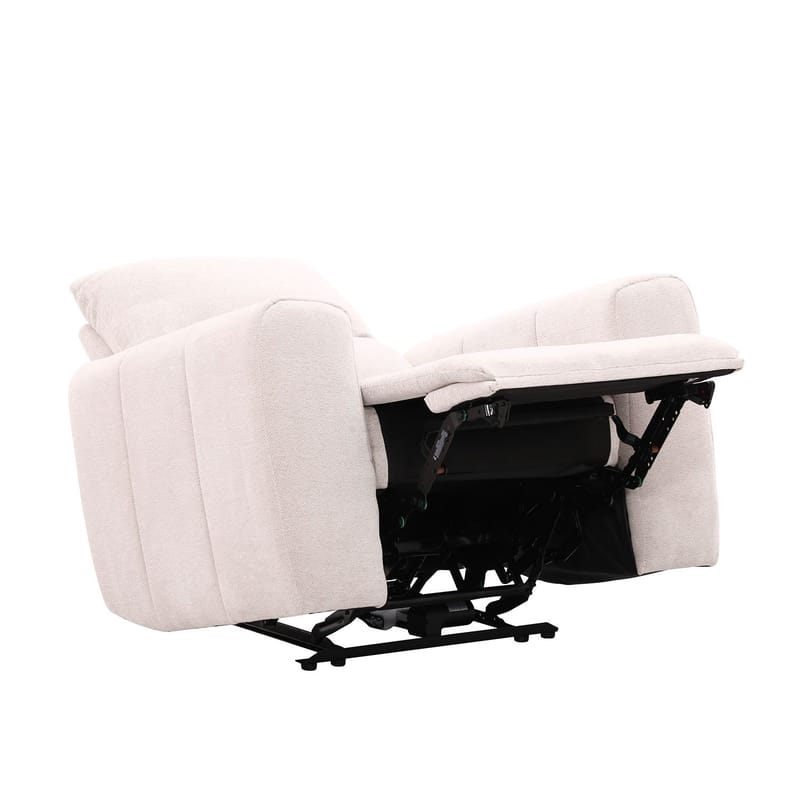 Reclinerlenestol Ödmark med elektrisk mekanisme - lys beige - Møbler - Stoler & lenestoler - Lenestoler - Recliner & kinostol