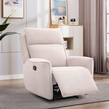 Reclinerlenestol Östvik med manuell mekanisme - beige - Møbler - Stoler & lenestoler - Lenestoler - Recliner & kinostol