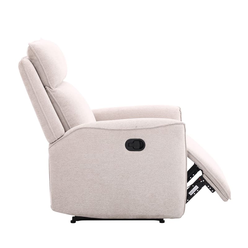 Reclinerlenestol Östvik med manuell mekanisme - beige - Møbler - Stoler & lenestoler - Lenestoler - Recliner & kinostol