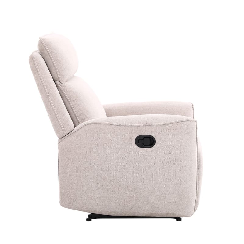 Reclinerlenestol Östvik med manuell mekanisme - beige - Møbler - Stoler & lenestoler - Lenestoler - Recliner & kinostol