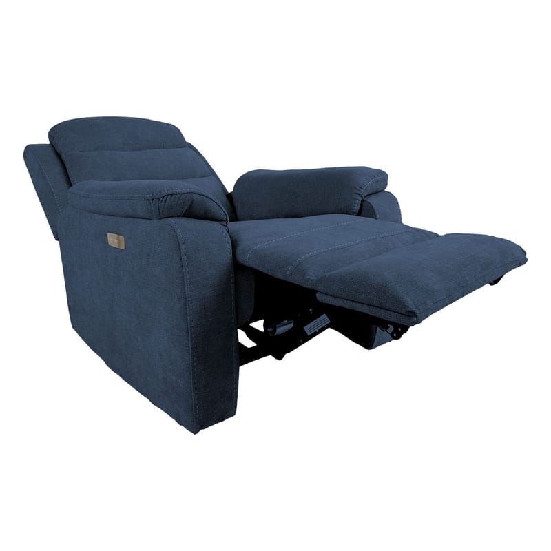 Reclinerlenestol Blenor med elektrisk mekanisme - blå - Møbler - Stoler & lenestoler - Lenestoler - Recliner & kinostol