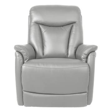 Reclinerlenestol Gårdal med elektrisk løftemekanisme skinn - Beige - Møbler - Stoler & lenestoler - Lenestoler - Lenestol skinn
