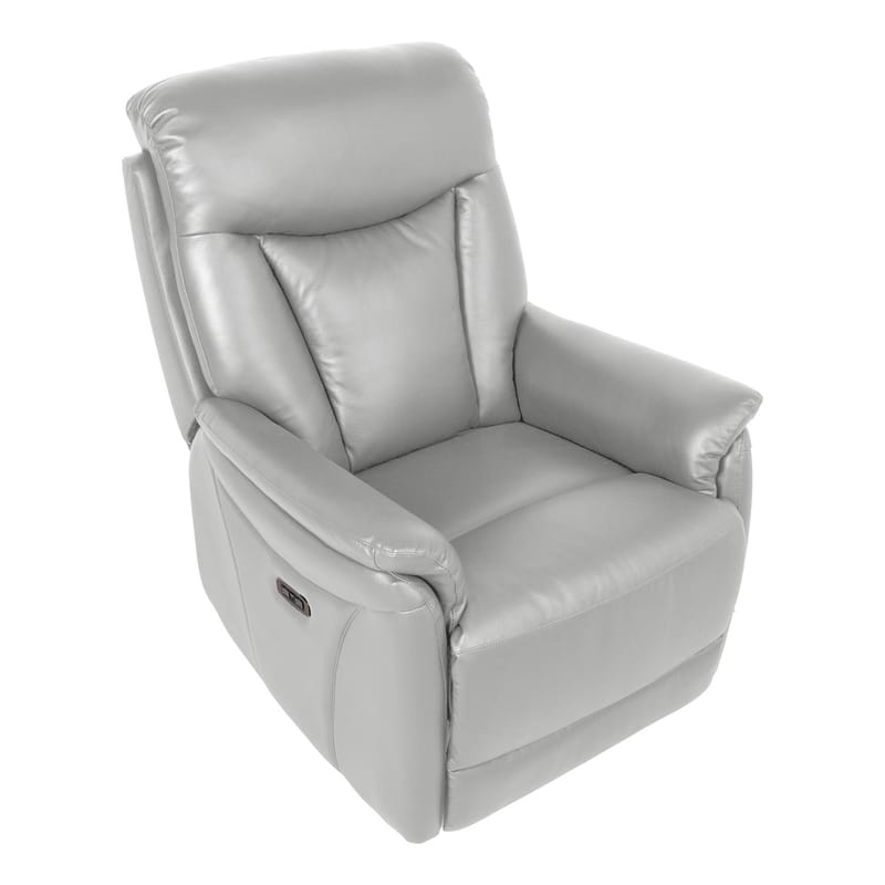 Reclinerlenestol Gårdal med elektrisk løftemekanisme skinn - Beige - Møbler - Stoler & lenestoler - Lenestoler