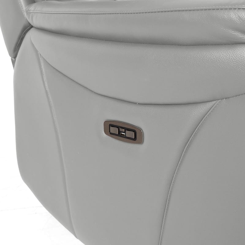 Reclinerlenestol Gårdal med elektrisk løftemekanisme skinn - Beige - Møbler - Stoler & lenestoler - Lenestoler