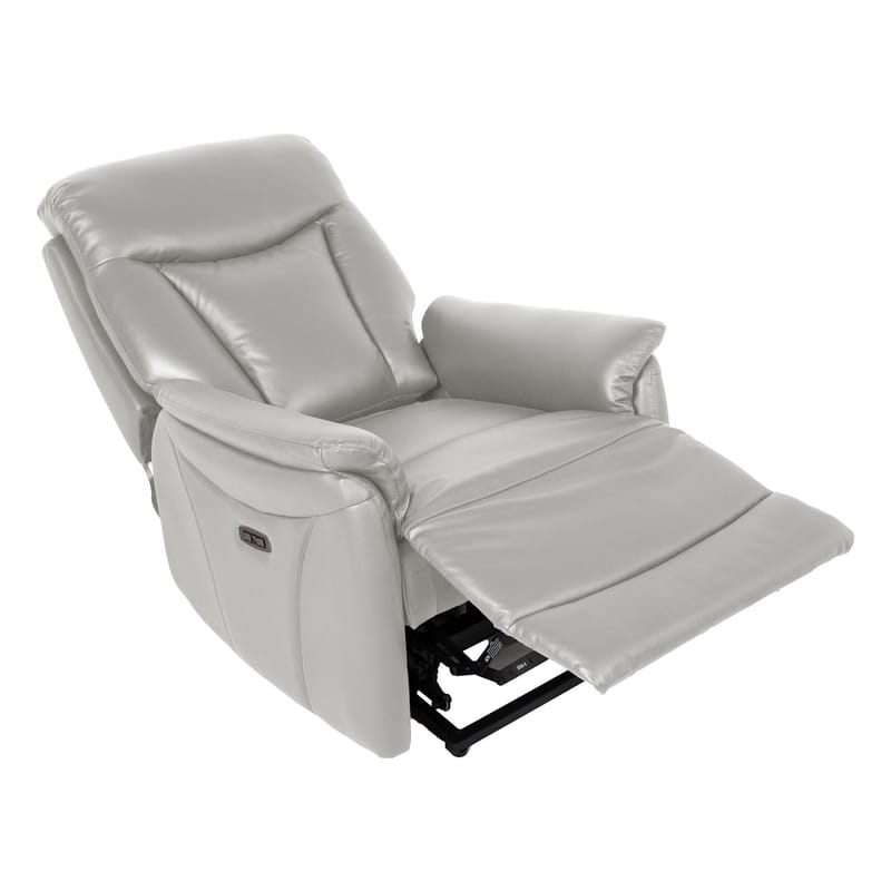 Reclinerlenestol Gårdal med elektrisk løftemekanisme skinn - Beige - Møbler - Stoler & lenestoler - Lenestoler