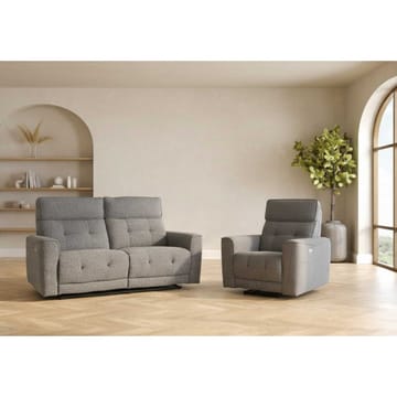 Reclinerlenestol Glendor med elektrisk mekanisme - grå - Møbler - Stoler & lenestoler - Lenestoler - Recliner & kinostol