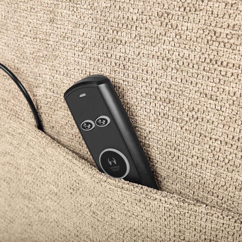 Reclinerlenestol Gränor med elektrisk mekanisme og massasjefunksjon - Beige - Møbler - Stoler & lenestoler - Lenestoler - Massasjestol