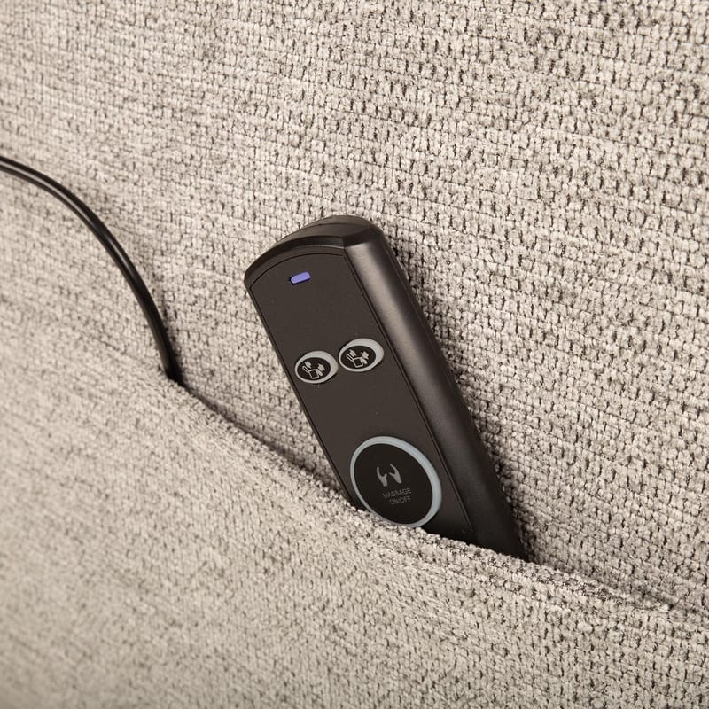 Reclinerlenestol Gränor med elektrisk mekanisme og massasjefunksjon - Grå - Møbler - Stoler & lenestoler - Lenestoler - Massasjestol