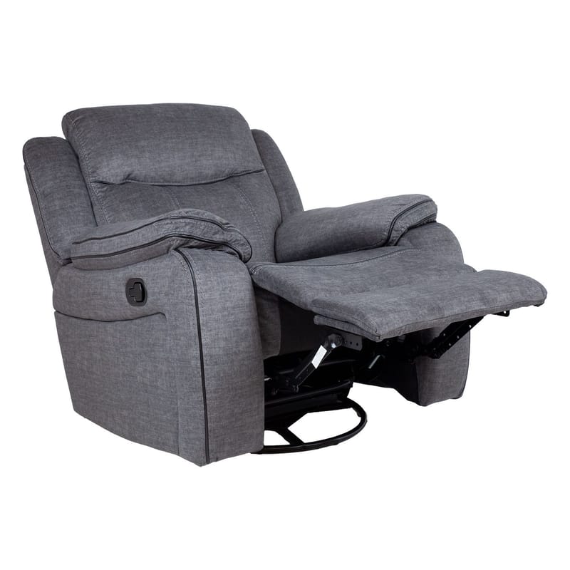 Reclinerlenestol Iskmar med manuell mekanisme - Grå - Møbler - Stoler & lenestoler - Lenestoler - Recliner & kinostol