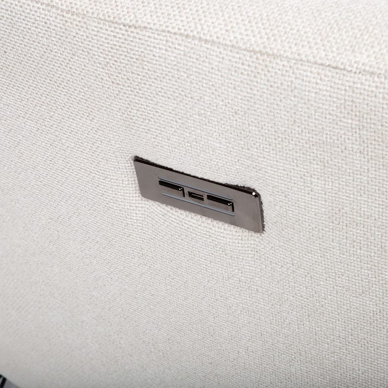 Reclinerlenestol Lavor med elektrisk mekanisme - hvit - Møbler - Stoler & lenestoler - Lenestoler - Recliner & kinostol