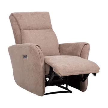 Reclinerlenestol Lavor med elektrisk mekanisme - lysebrun - Møbler - Stoler & lenestoler - Lenestoler - Recliner & kinostol