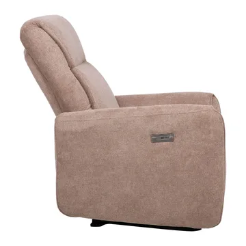 Reclinerlenestol Lavor med elektrisk mekanisme - lysebrun - Møbler - Stoler & lenestoler - Lenestoler - Recliner & kinostol