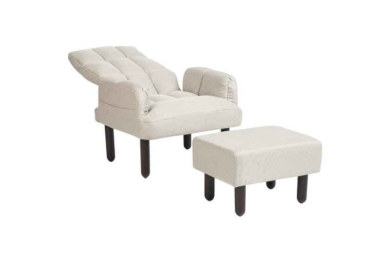Reclinerlenestol Oland - Beige, brun - Møbler - Stoler & lenestoler - Lenestoler - Liggestol