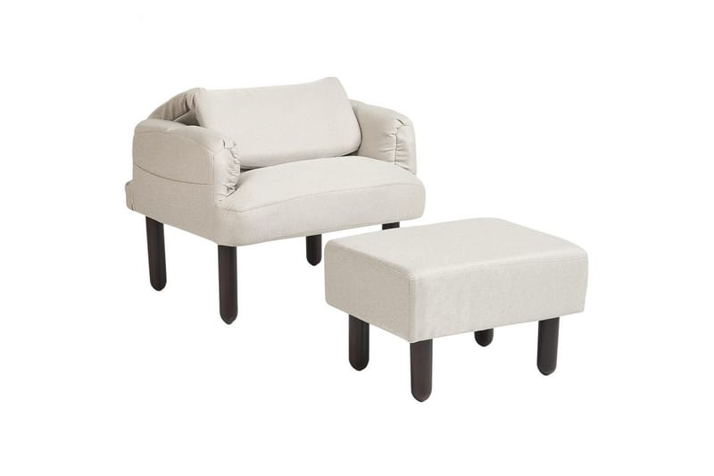 Reclinerlenestol Oland - Beige, brun - Møbler - Stoler & lenestoler - Lenestoler - Liggestol