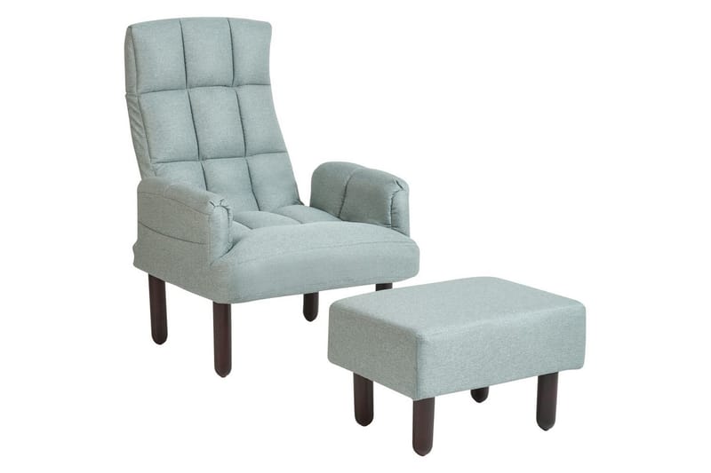 Reclinerlenestol Oland, Grønn, brun, grå
