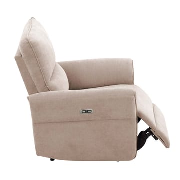 Reclinerlenestol Ravdal med elektrisk mekanisme - lysebrun - Møbler - Stoler & lenestoler - Lenestoler - Recliner & kinostol