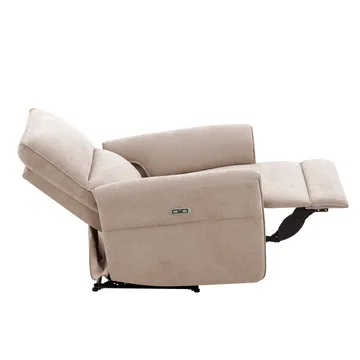 Reclinerlenestol Ravdal med elektrisk mekanisme - lysebrun - Møbler - Stoler & lenestoler - Lenestoler - Recliner & kinostol