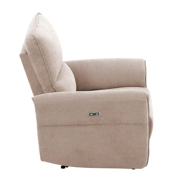 Reclinerlenestol Ravdal med elektrisk mekanisme - lysebrun - Møbler - Stoler & lenestoler - Lenestoler - Recliner & kinostol