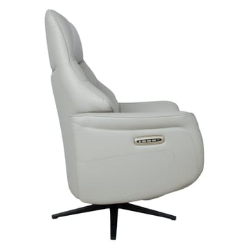 Reclinerlenestol Rosdal med elektrisk mekanisme - beige skinn - Møbler - Stoler & lenestoler - Lenestoler - Lenestol skinn